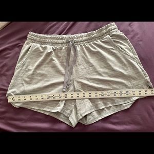 Gray Active Shorts Large w/pockets